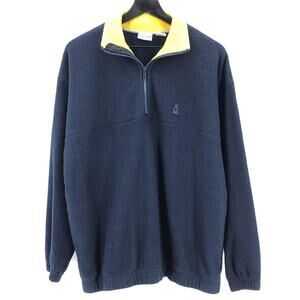 90s fleece quarter zip  pullover Bugle Boy 1990s vintage